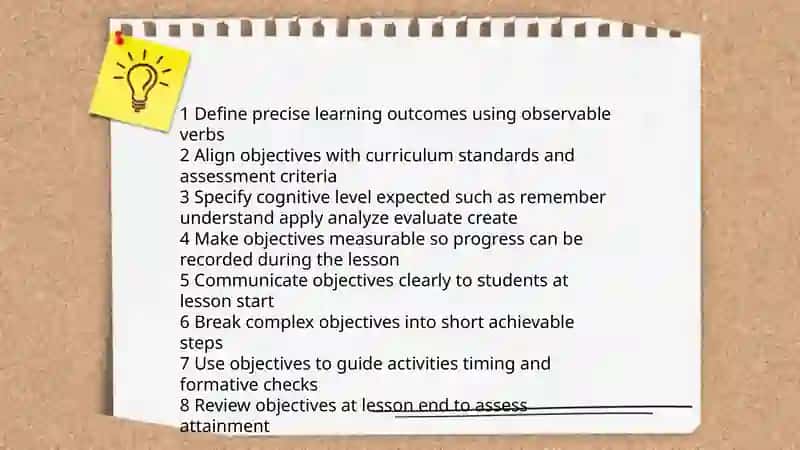 Teacher's responsibilities during the lesson 3