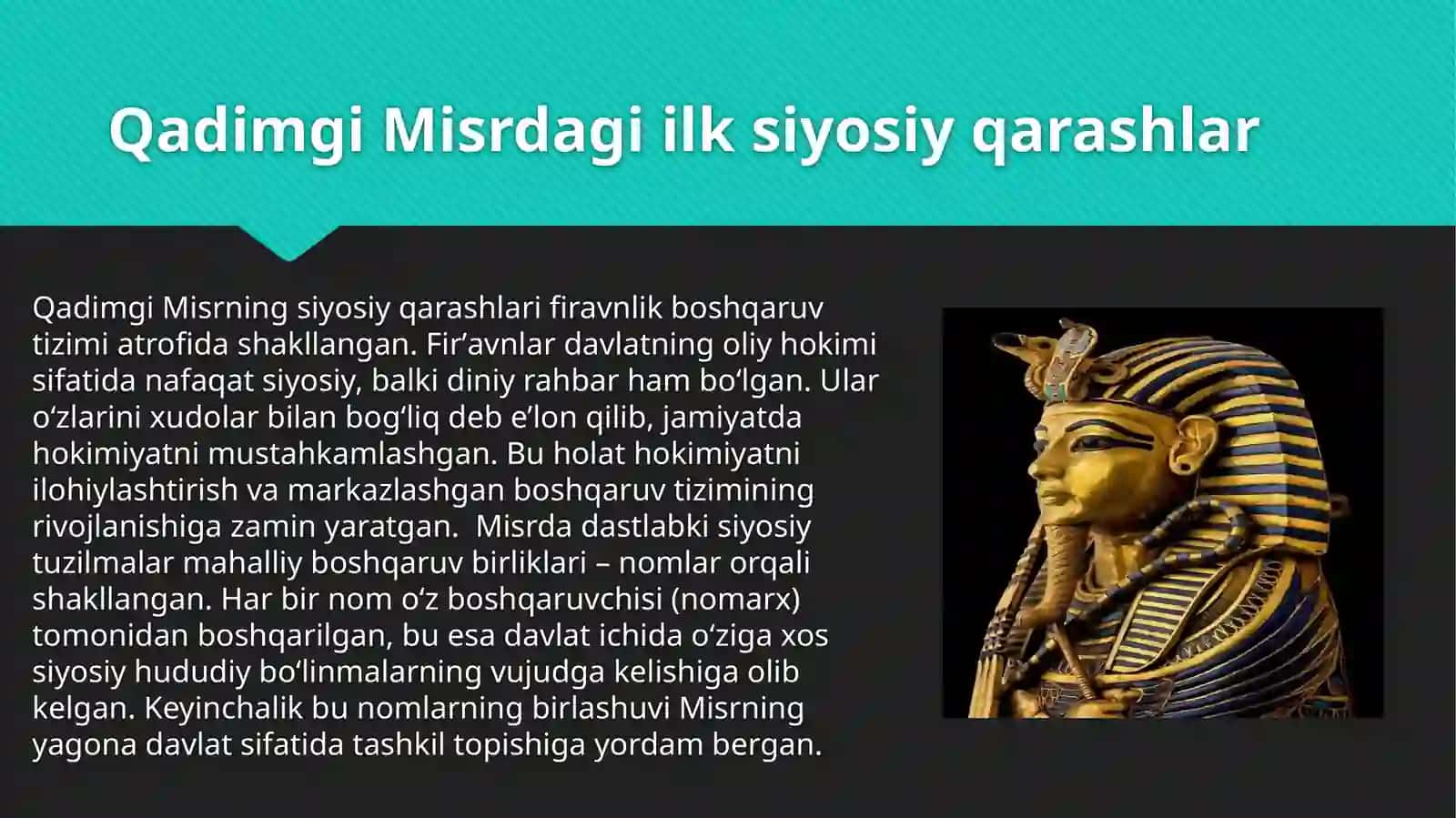 Qadimgi Sharq va Gʻarbdagi ilk siyosiy qarashlar 3