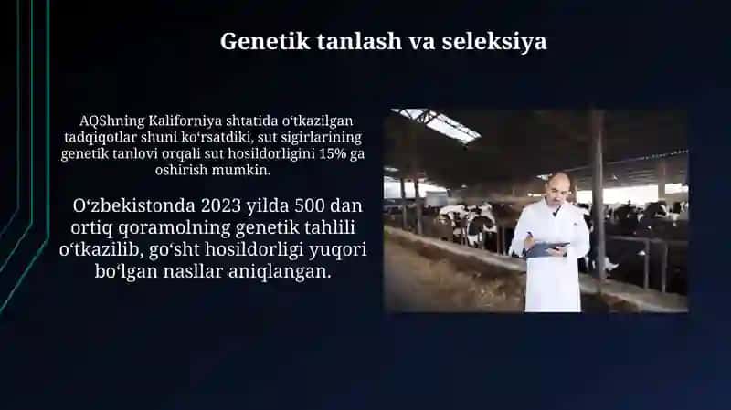Genetik tanlash va seleksiya 3