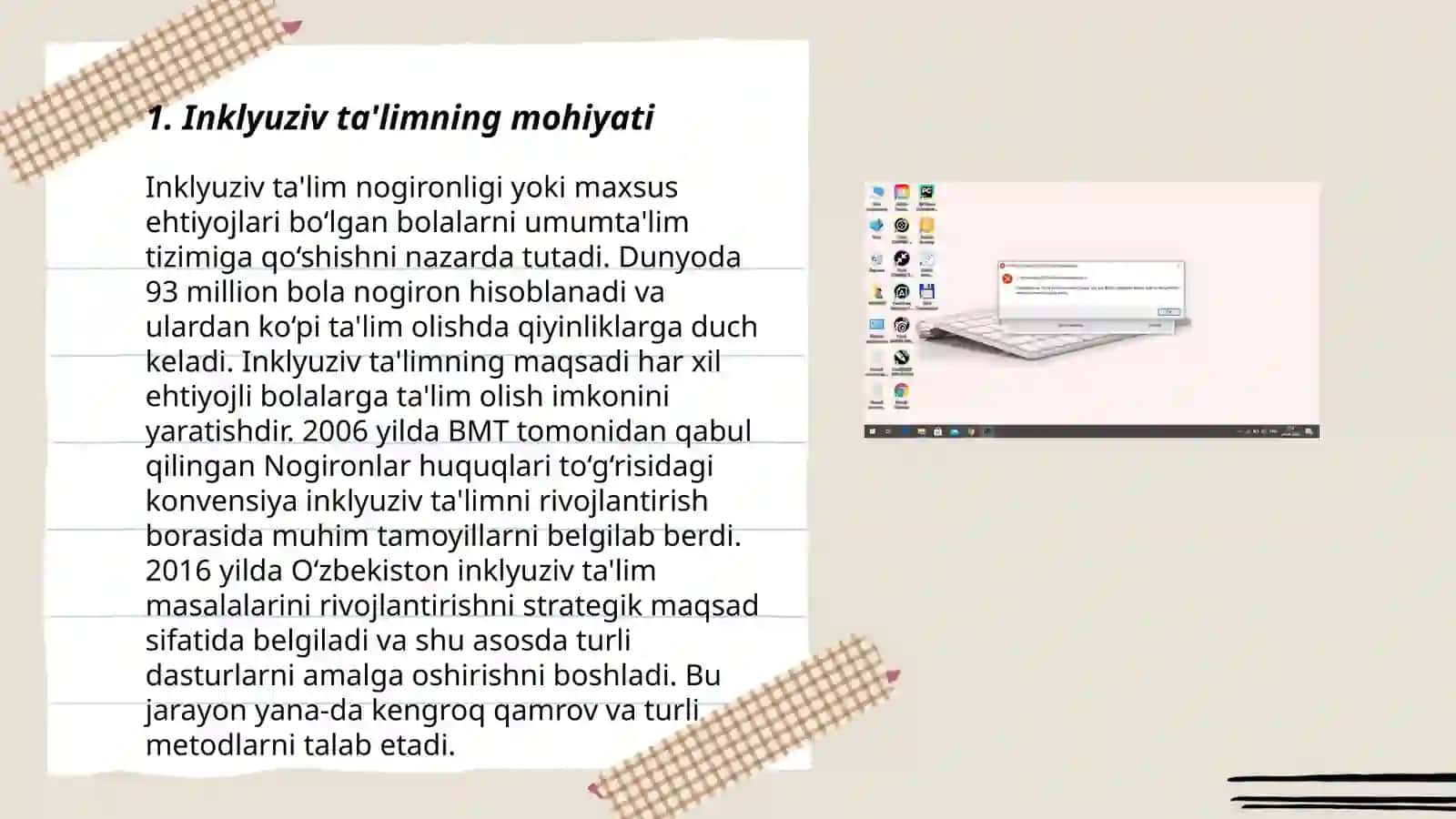 Inklyuziv va birgalikda oʻqitish ularning asosiy farqlarini asoslash 3