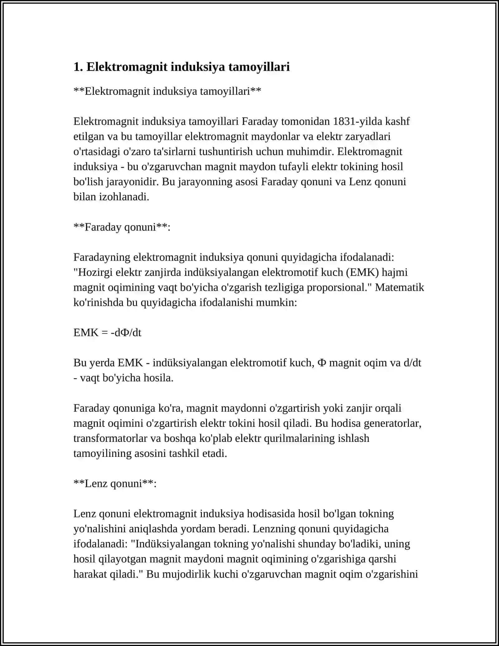 Elektromagnit Induksiya Hodisasi 3