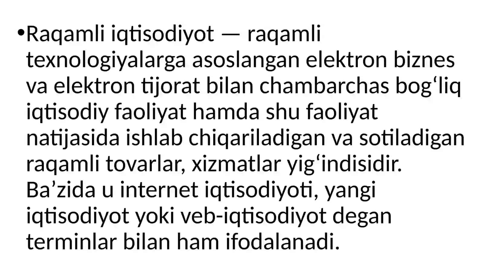 Raqamli iqtisodiyot 3