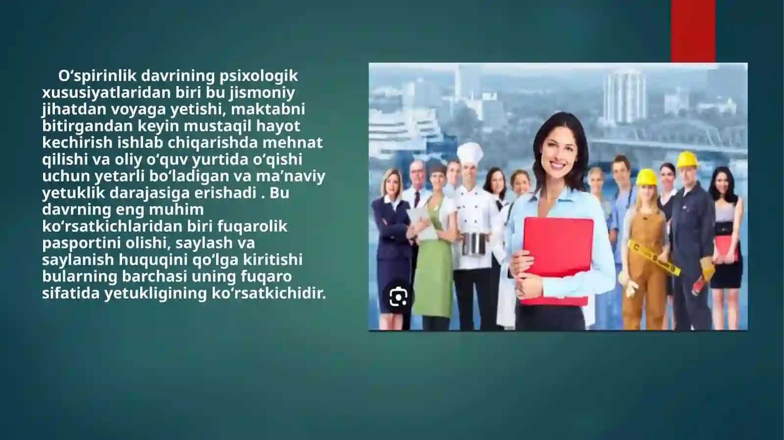 Oʻspirinlik davrida kasb tanlashga doir muammolar 3