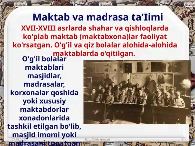 Ashtarhoniylar davrida Ma'naviy-ma'rifiy, madaniy hayot 3