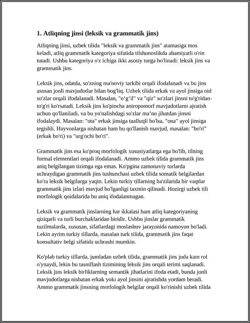 ATLIQ GRAMMATIKLIQ KATIGORIYALAR 3