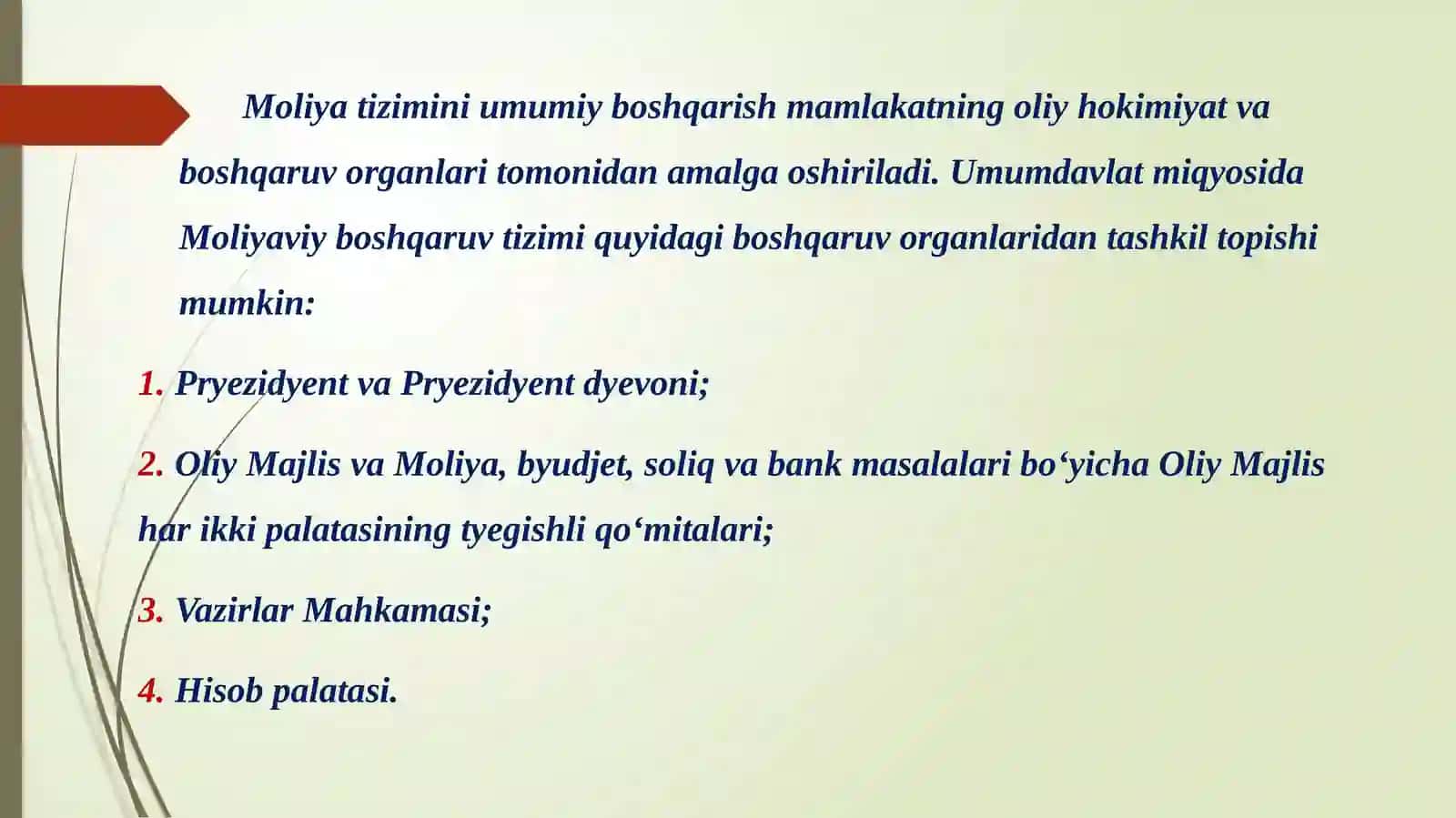 Moliyaviy boshqaruv tizimi 3