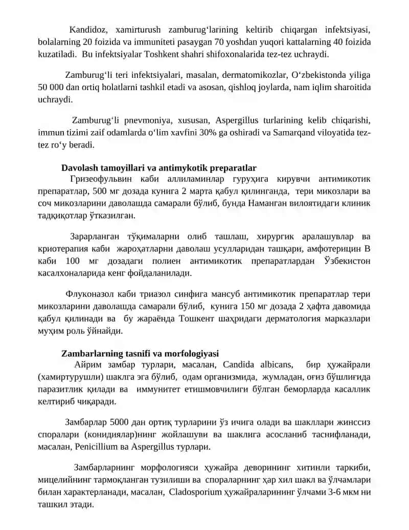 Tibbiyot mikalogiyasi 3