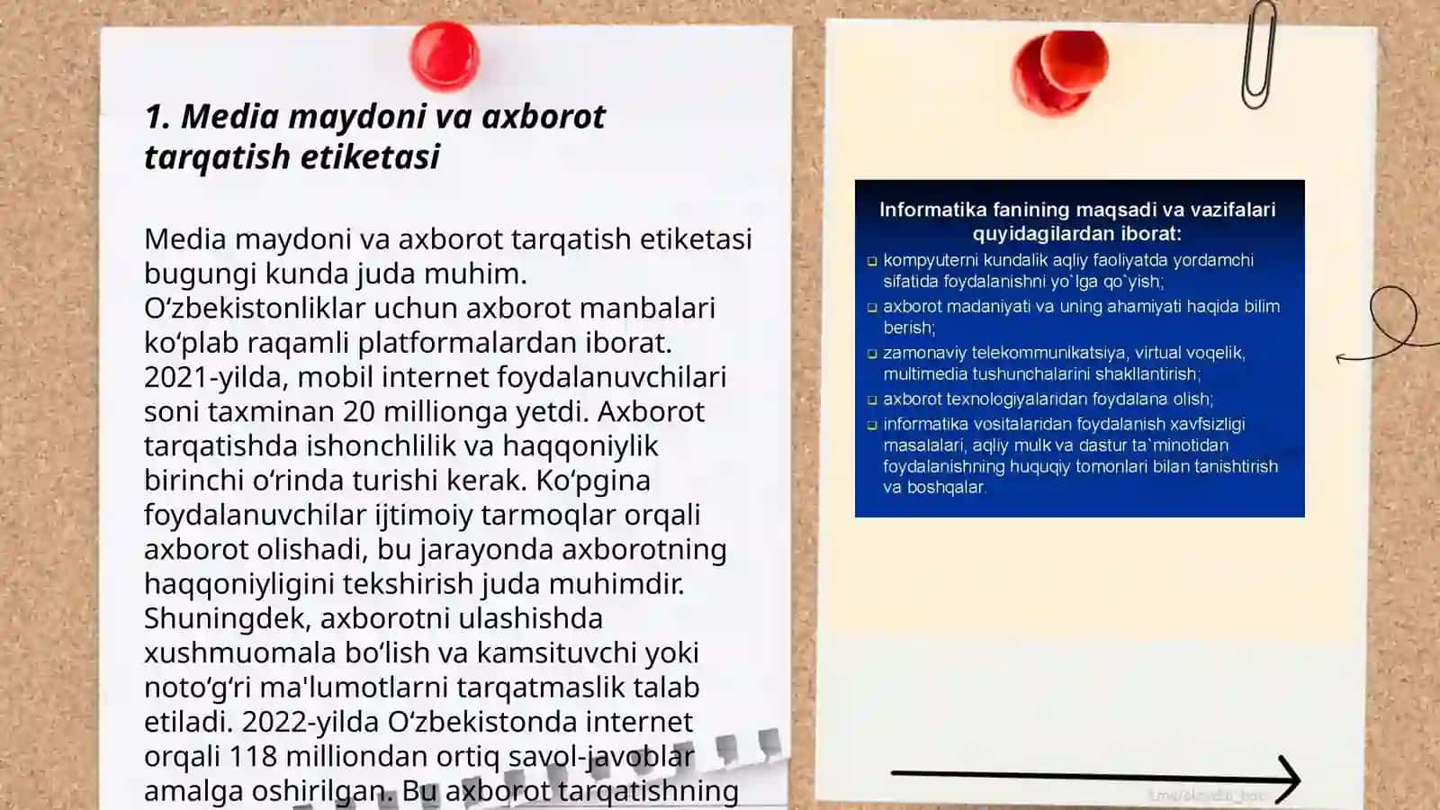 Media maydonda axborot tarqatish madaniyati 3