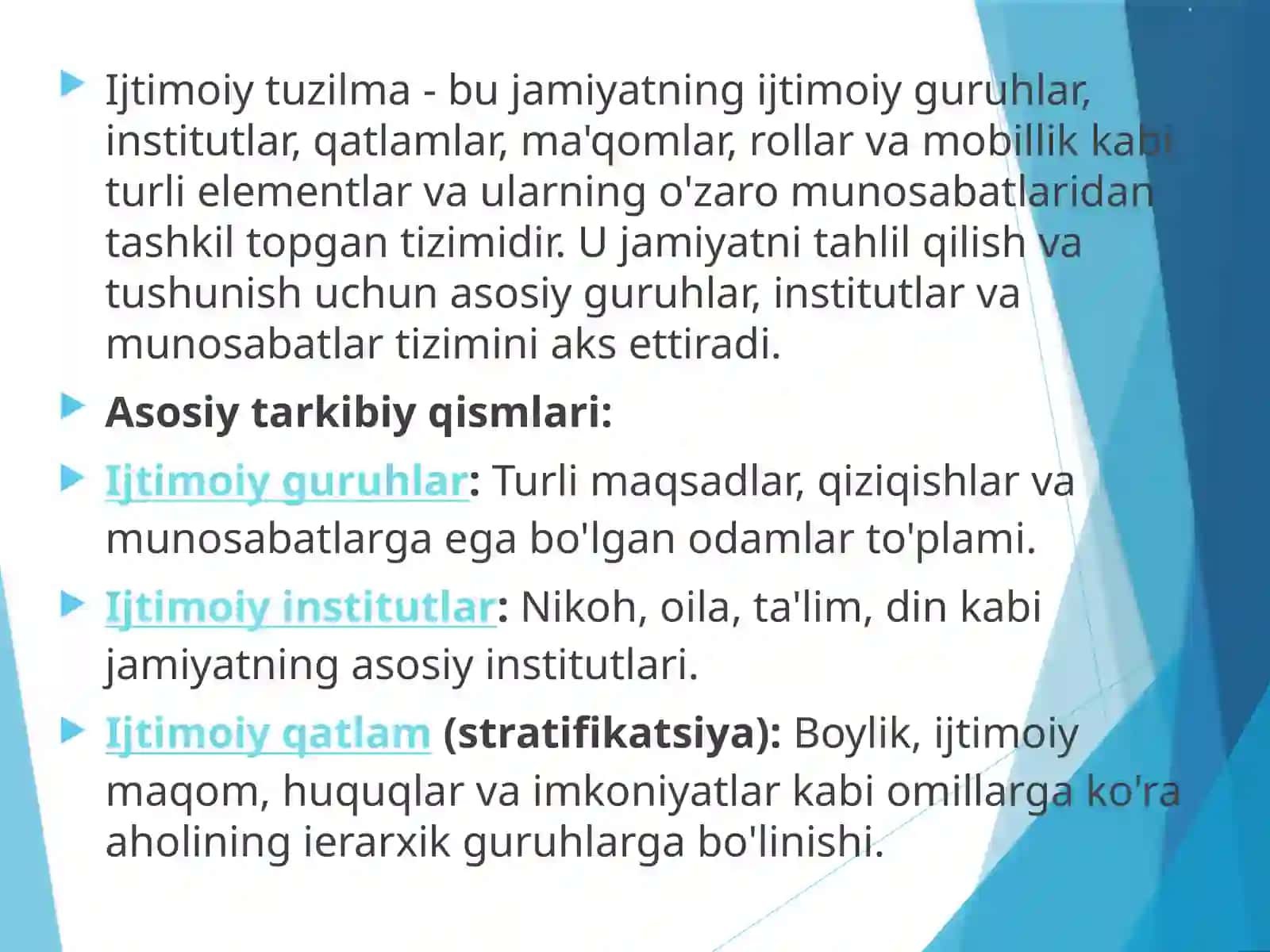 Jamiyatningijtimoiytuzilmasi 3