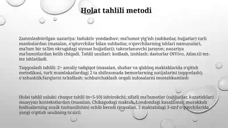 Tarbiya metodlarining tavsiflanishi 3