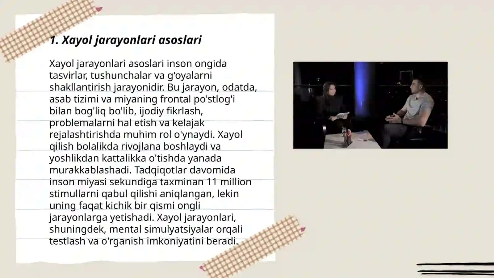 Xayol jarayonlari va xayol turlari 3