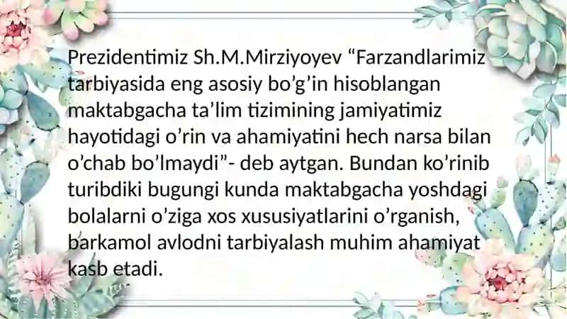 Tevarakatrofni tasvirlash asoslari 3