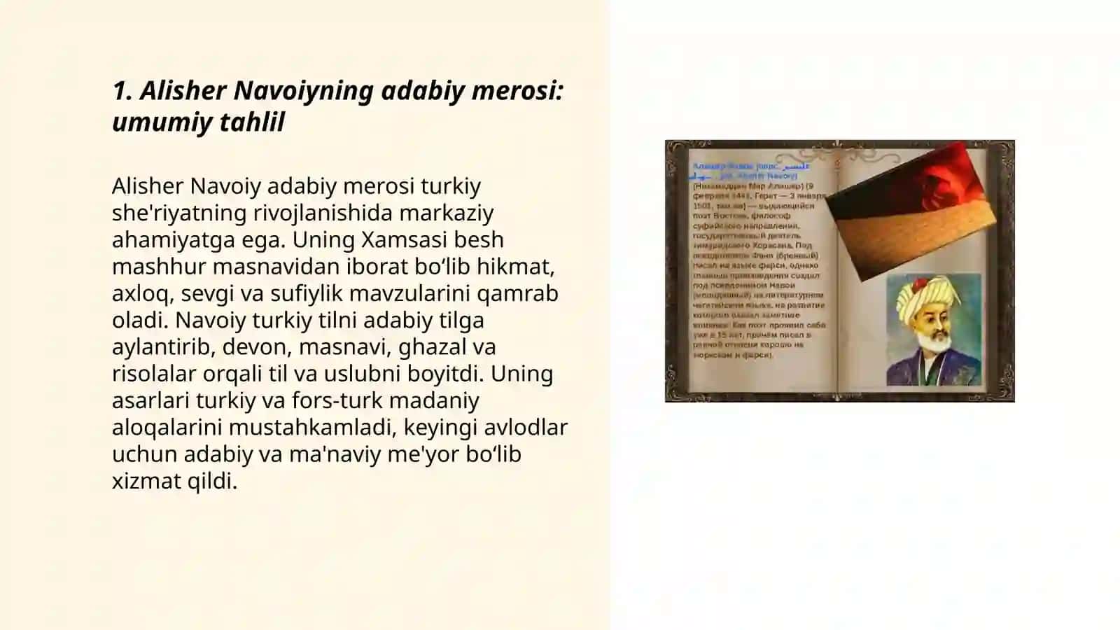 Alisher Navoiy adabiy va manaviy merosi 3