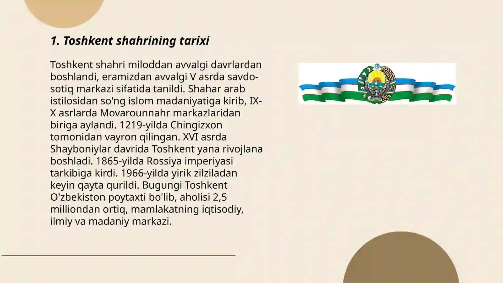 O'zbekiston shaxarlari haqida malumot 3