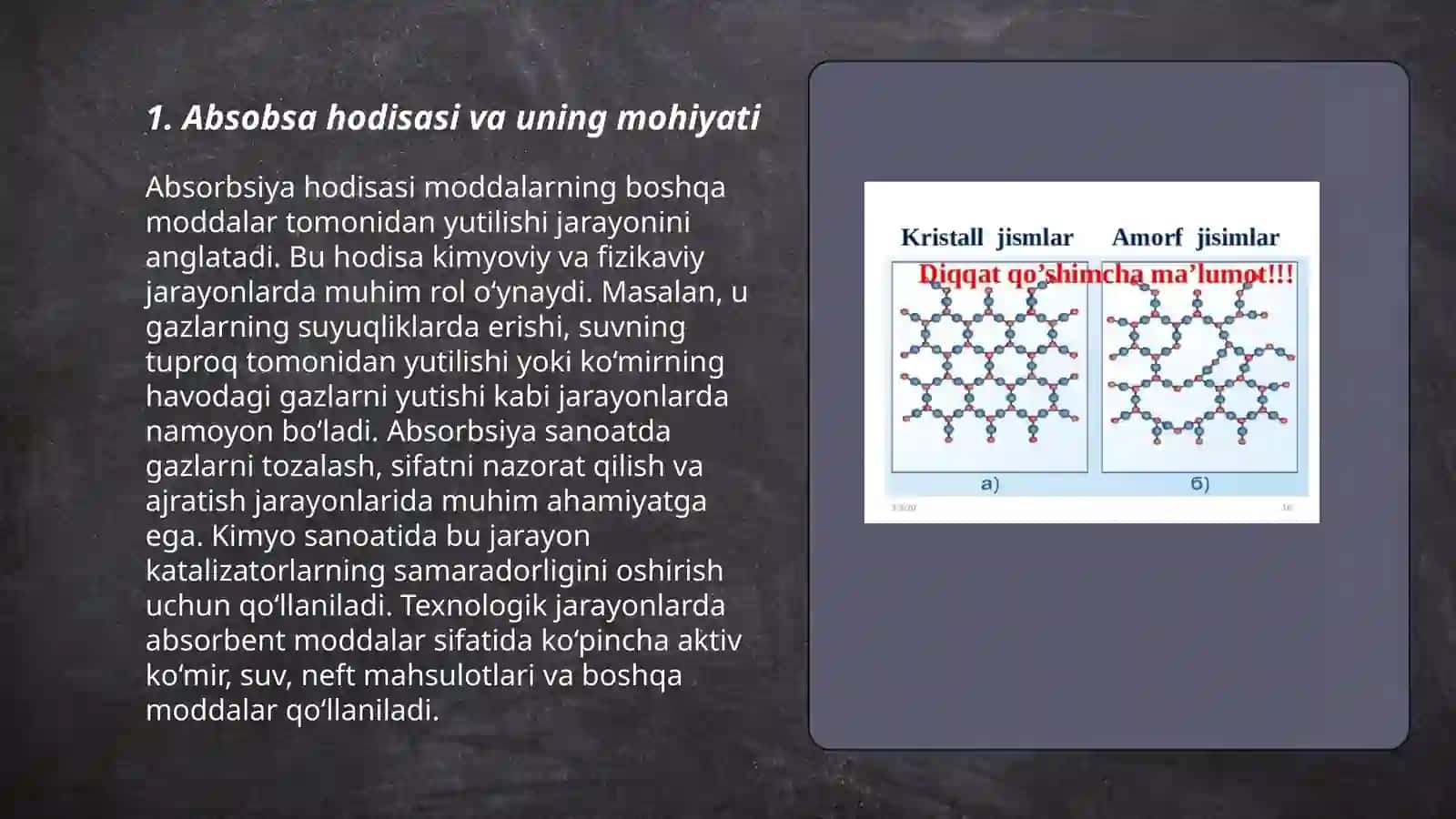 Absobsa hodisasi va uning mohiyati 3