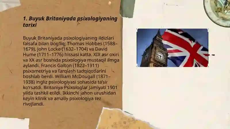 Buyuk Britaniya psixologiyasi 3