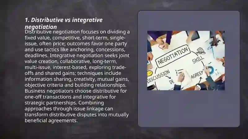 Negotiations in Business 3