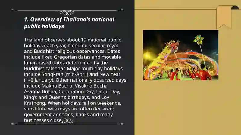 Thailand milliy bayramlari haqida 3
