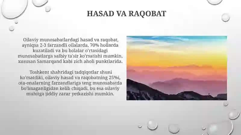 Oilada emotsianal munosabatlar xarakteri 3