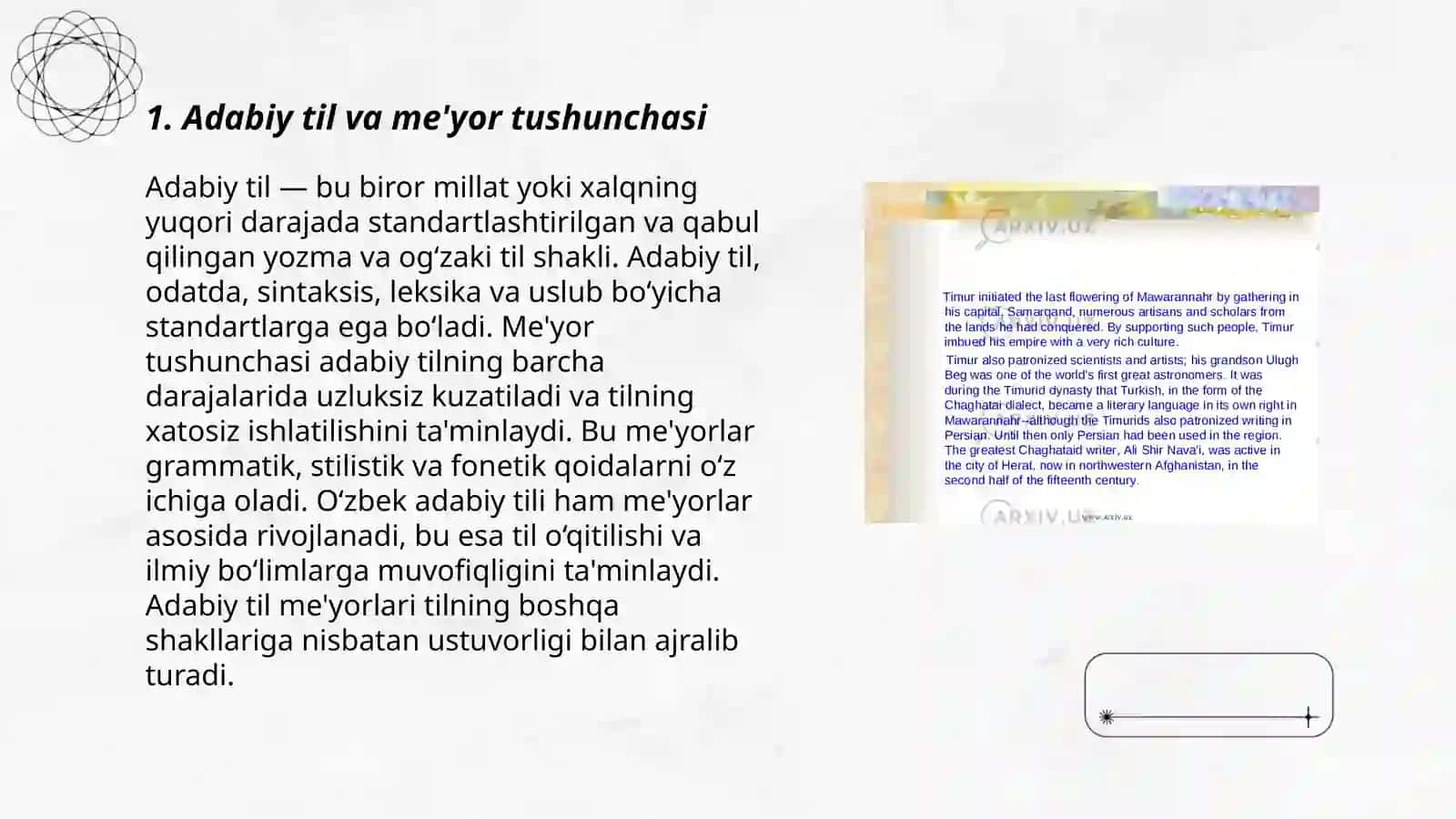 O'zbek adabiy til me'yorlari 3