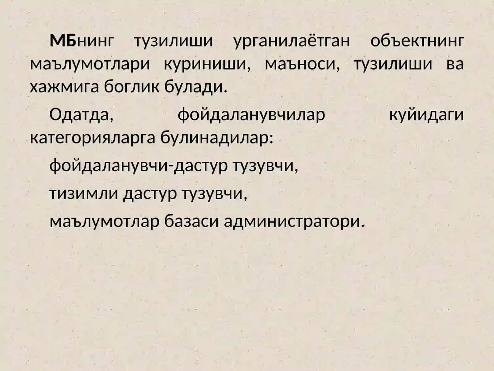 Kutubxona kitoblari ma'lumotlar omborini yaratish 3