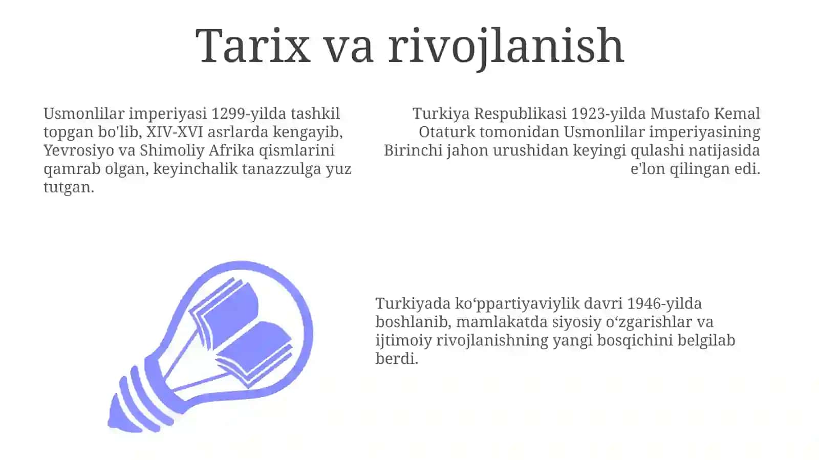 Tarix va rivojlanish 3