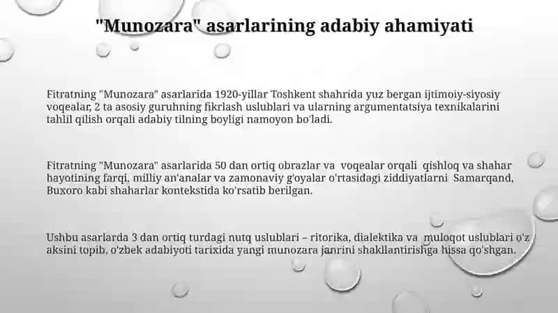 Fitratning "Munozara" Asarlari 3