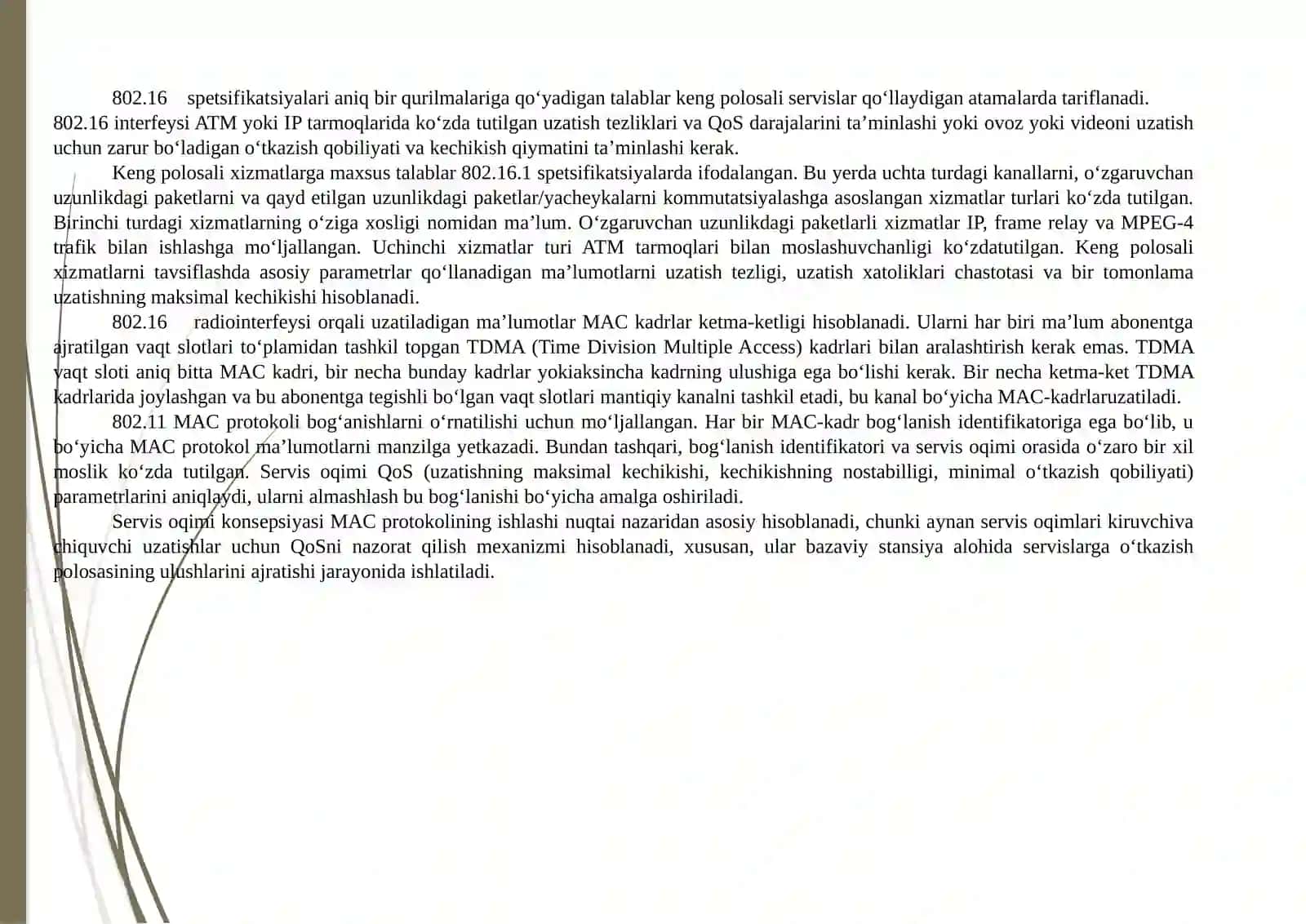 IEEE 802.16 standarti arxitekturasi 3