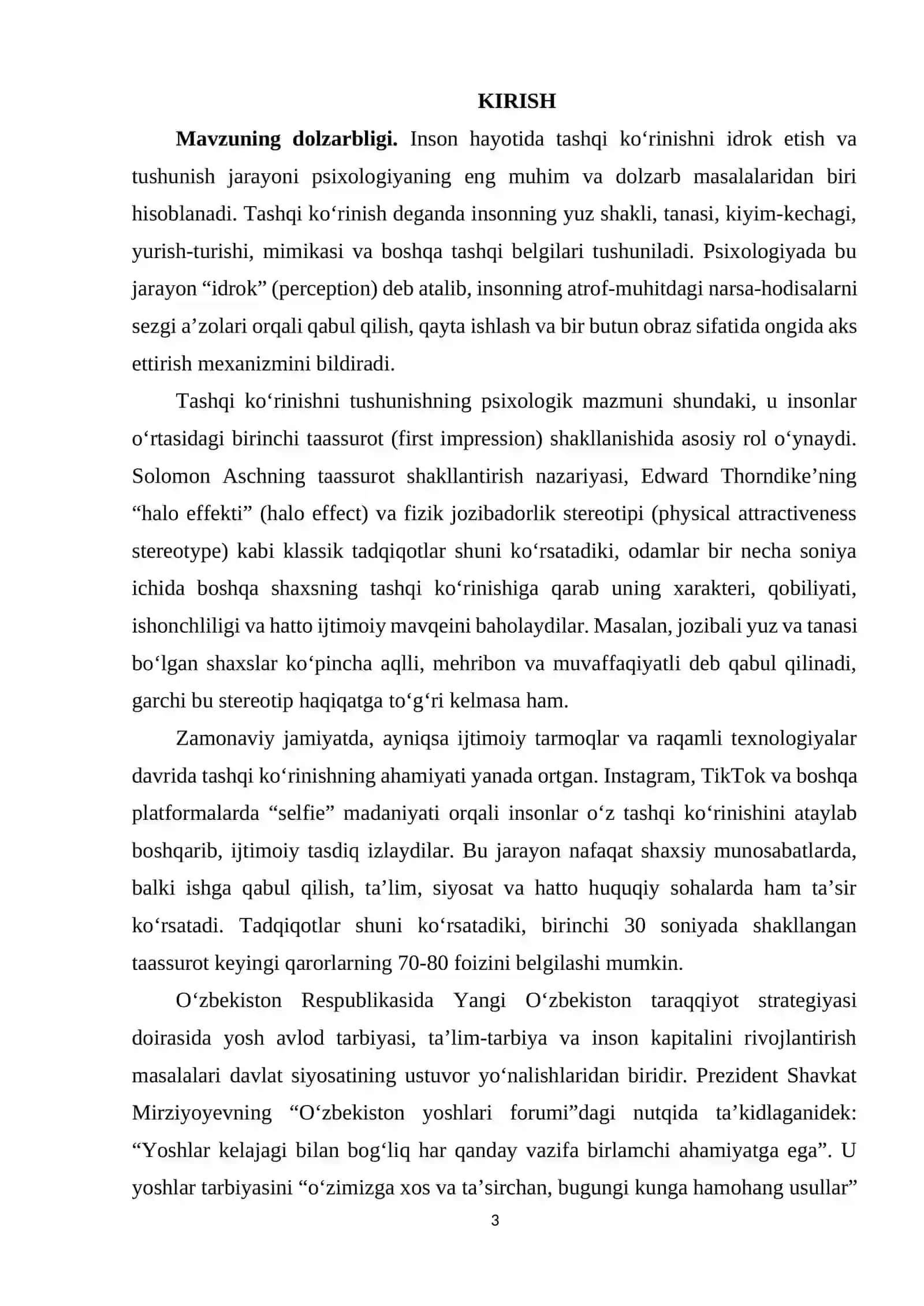 Tashqi ko'rinish tushunishning psixologik mazmuni 3