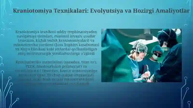 Kraniotomiya va kranioplastika 3