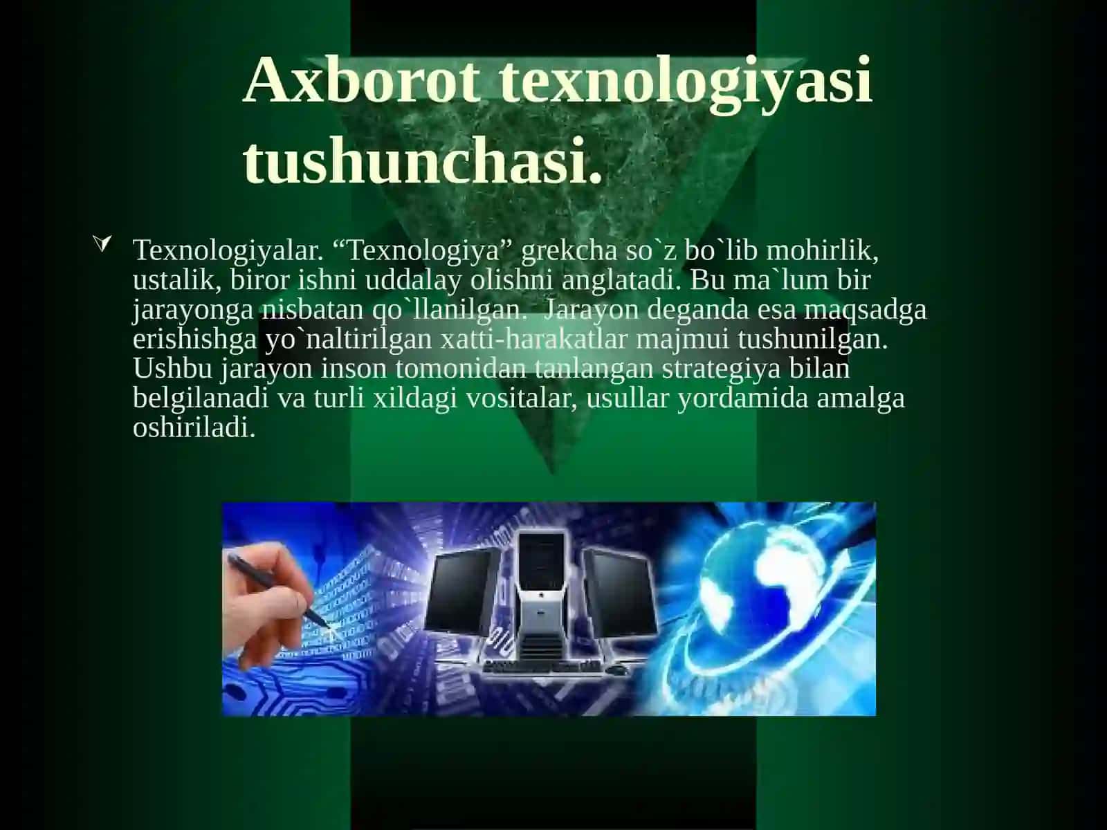 Axborot texnologiyalar tushunchalari va ularning turlari 3