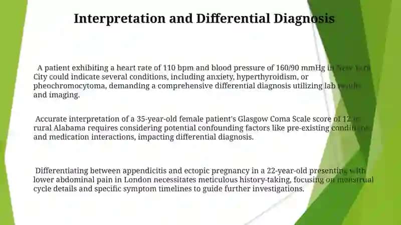 Clinical examination of the patient 3