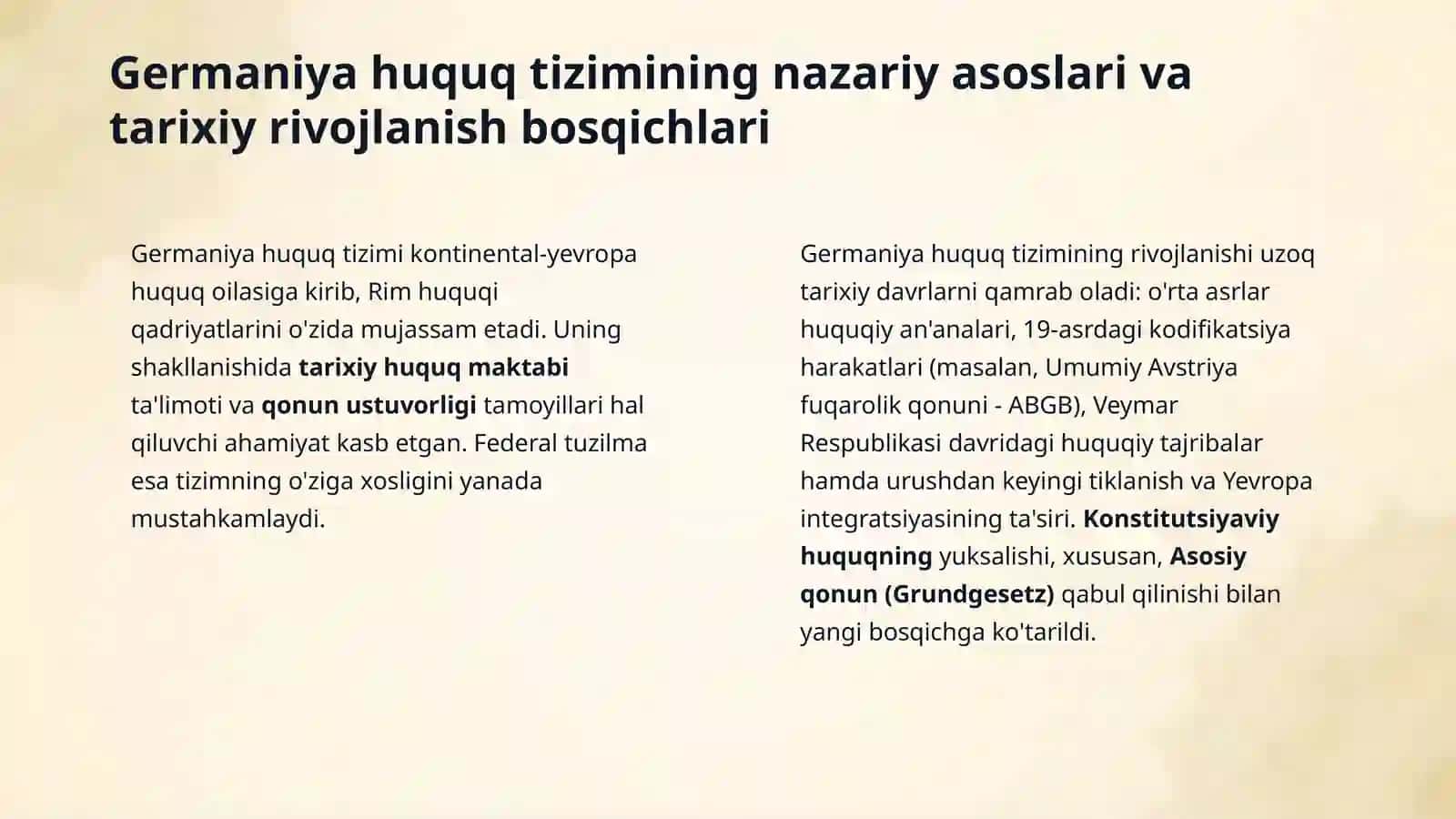 Germaniya huquq tizimi 3