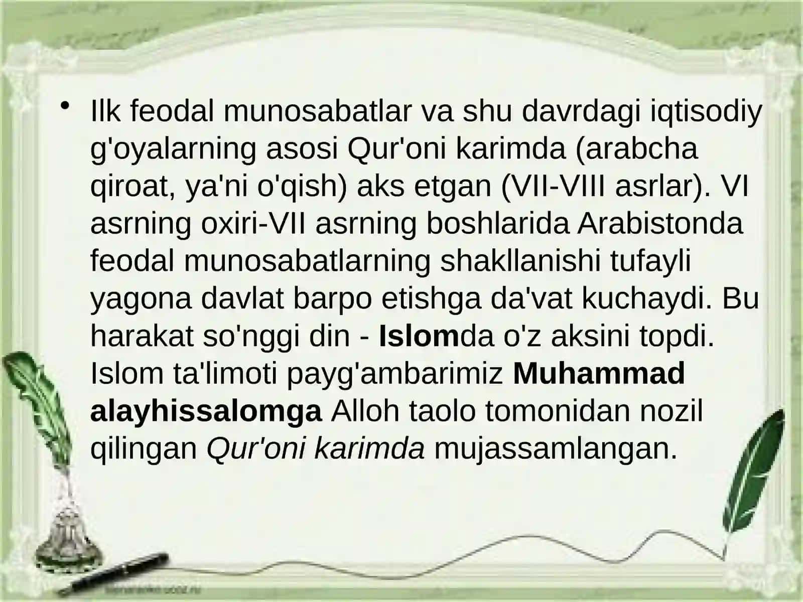 Ibn Xaldun iqtisodiy qarashlari 3