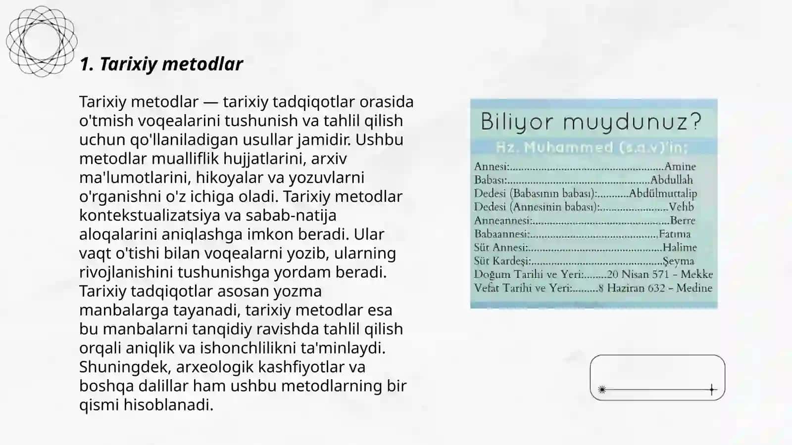 Tarixiy taqiqotdan umumfan uslublari 3