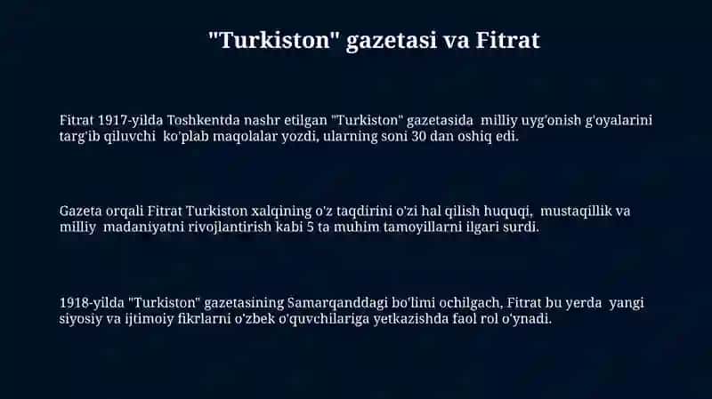 Fitrat va Zamonaviy O'zbek Adabiyoti 3