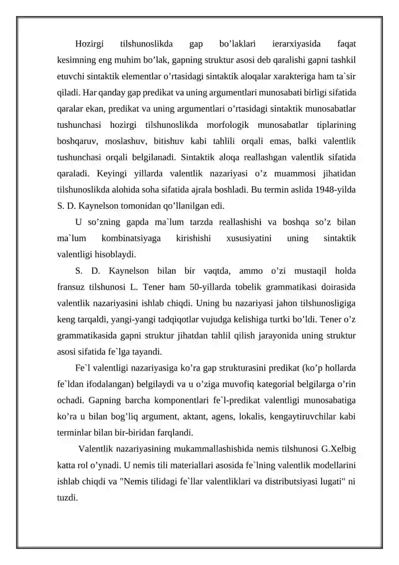 Valentlik Tushunchasi 3