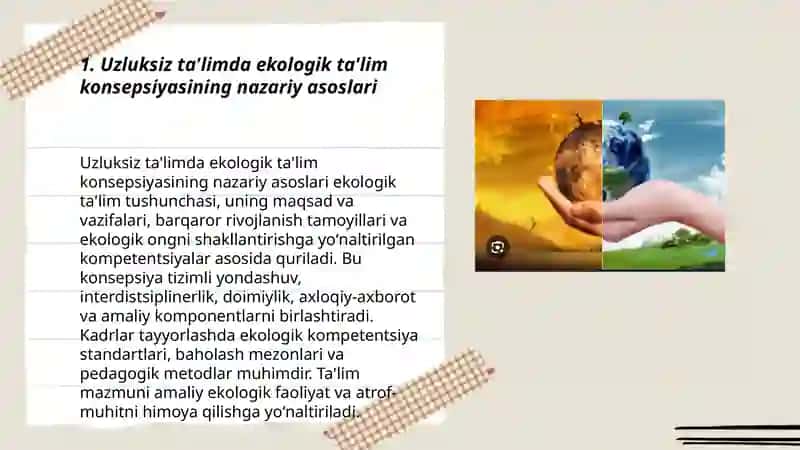Uzluksiz ta'limda ekologik ta'lim konsepsiyasi 3