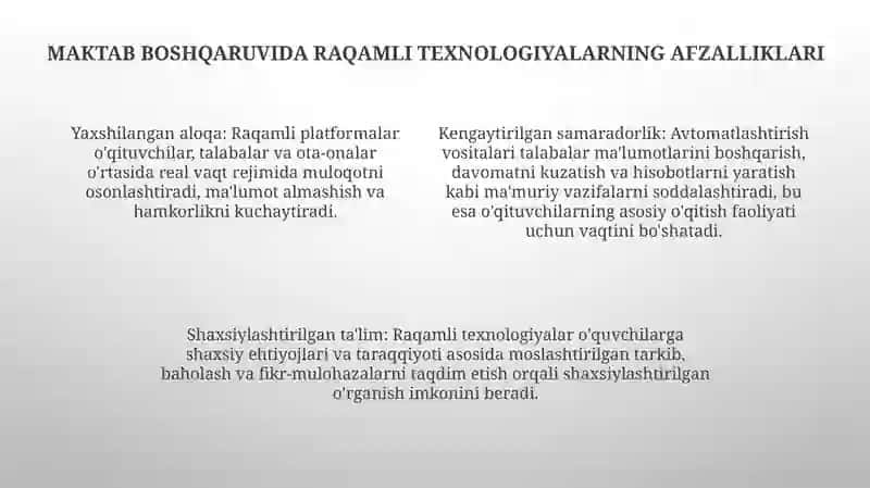 Maktab Boshqaruvida Raqamli Texnologiyadan Samarali Foydalanish 3