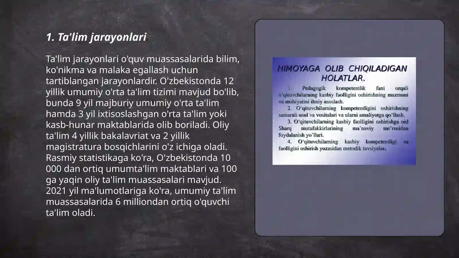 Ta'lim jarayonlari 3
