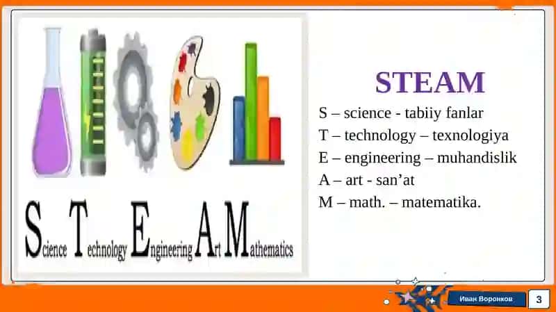 STEAM Ta'lim Texnologiyasi 3