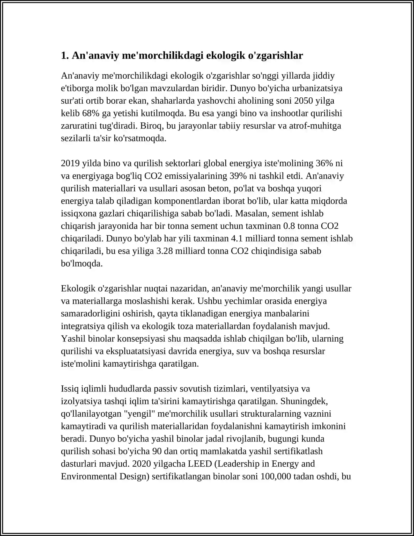 AN'ANAVIY ME'MORCHILILKDAGI O'ZGARISHLAR 3