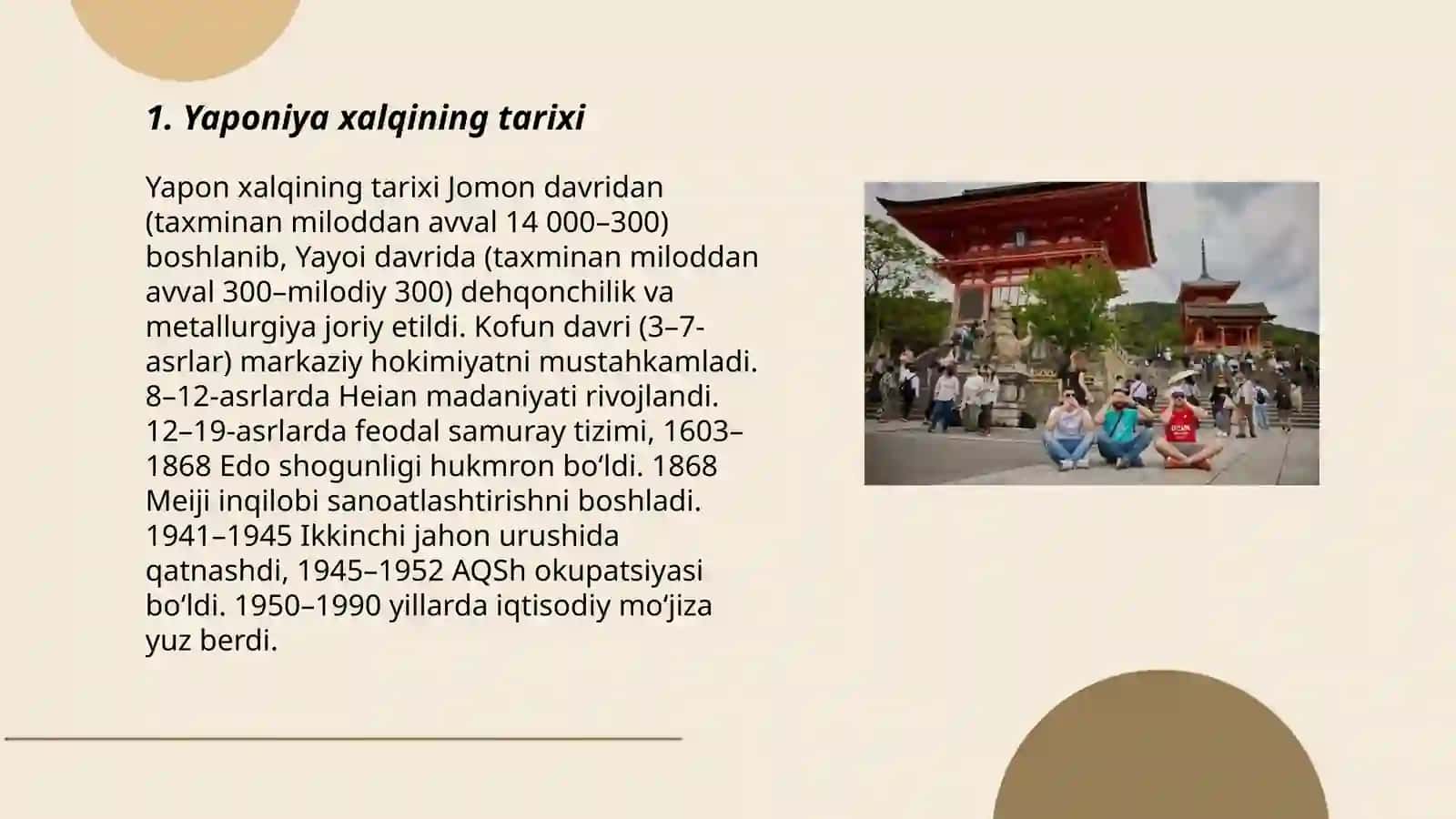 Yaponiya xalqining tarixi 3