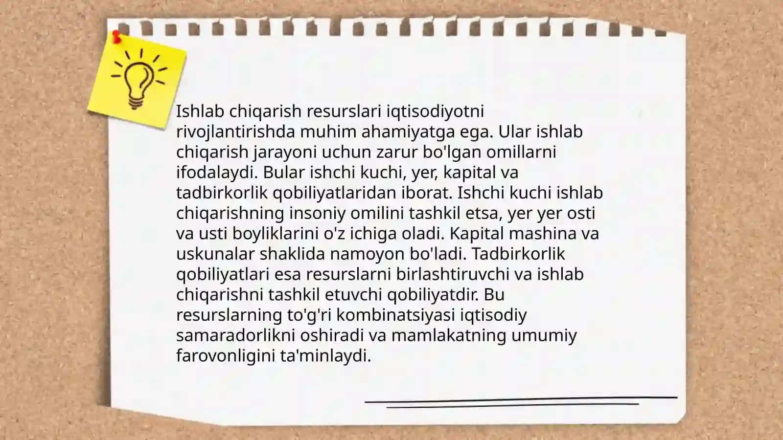 Ishlab chiqarish nazariyasi 3