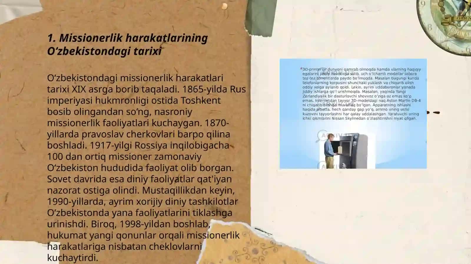 Missionerlik Harakatlari O‘zbekistonda 3