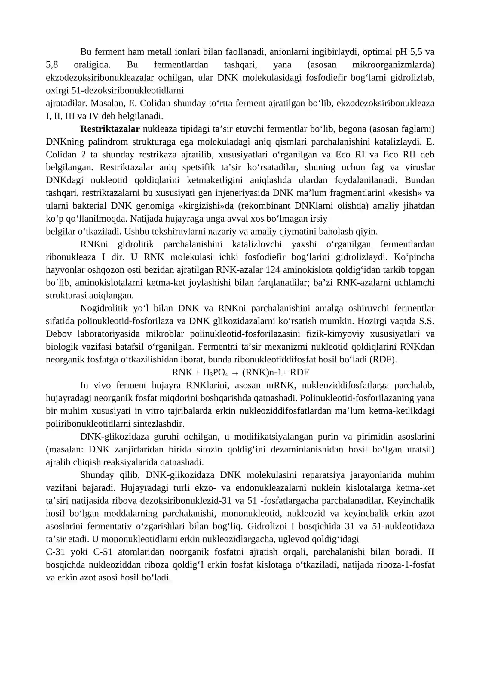 Nukleoproteinlar almashinuvi 3