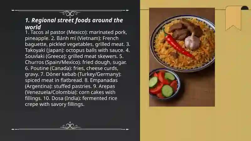 Regional street foods around the world 3
