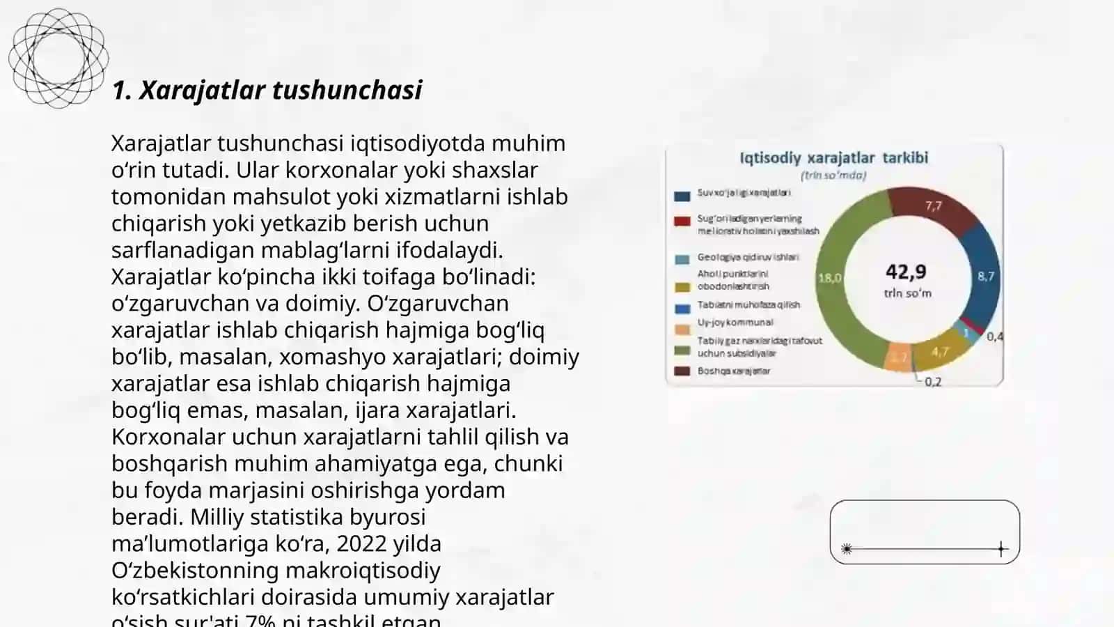 Iqtsodiy xarjatlar va uni tarkibiy turlari 3