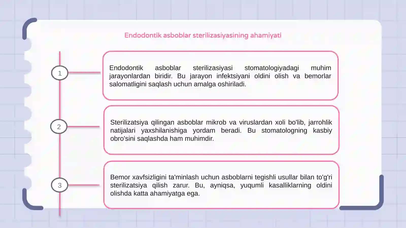 Endodontik asboblar sterilizasiyasi 3