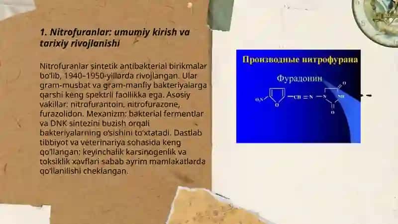 Nitrofuran farmokologiyasi 3